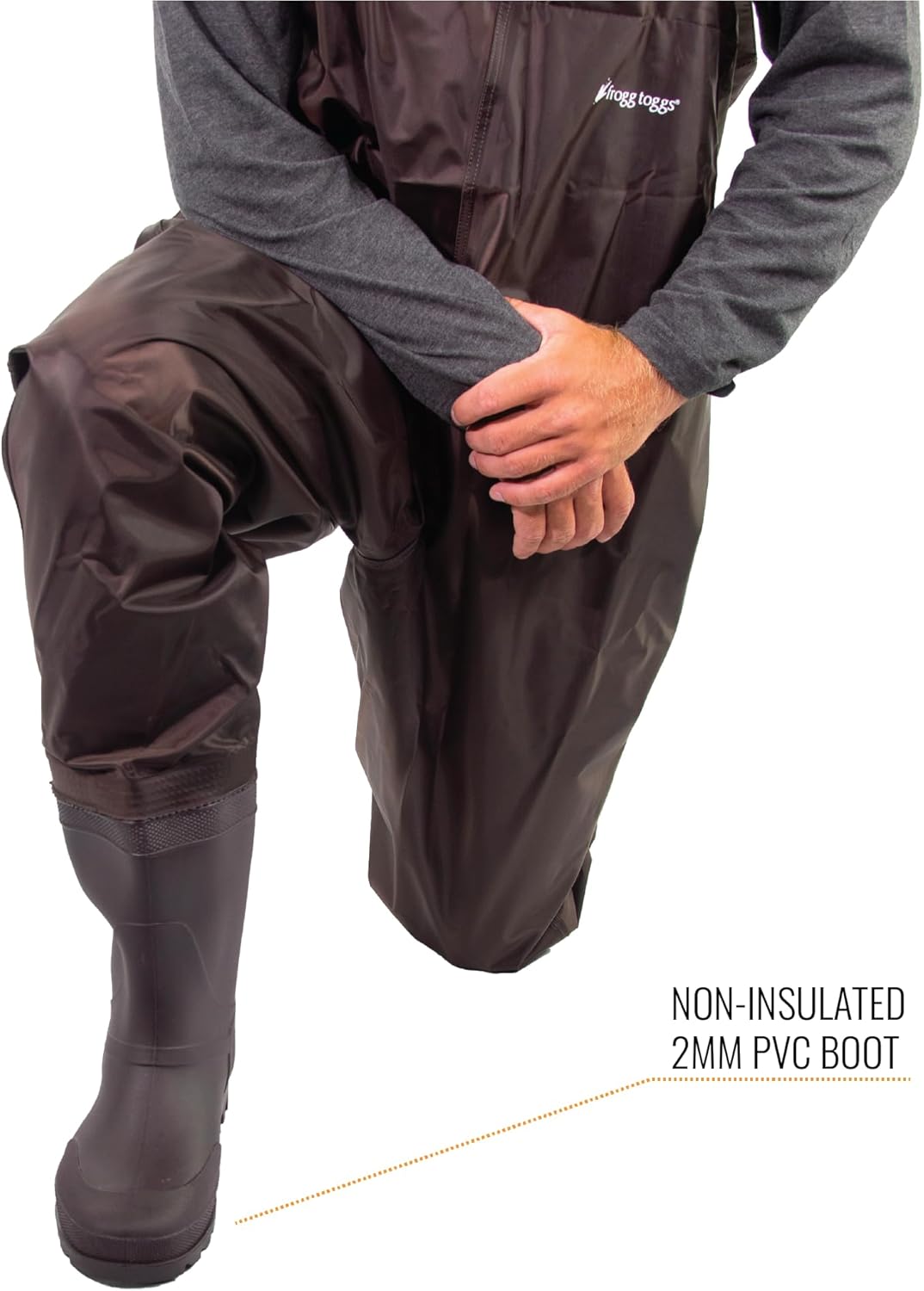 FROGG TOGGS Men's Rana II PVC Boot Foot Chest Wader - Image 4